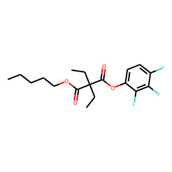Diethylmalonic acid, pentyl 2,3,4-trifluorophenyl ester