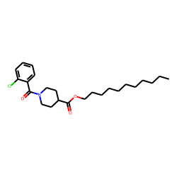 Isonipecotic acid, N-(2-chlorobenzoyl)-, undecyl ester