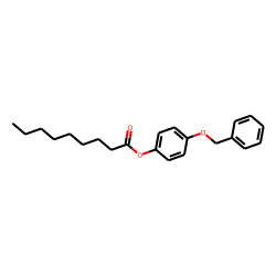 Nonanoic acid, 4-benzyloxyphenyl ester