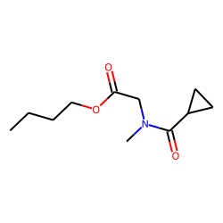 Sarcosine, N-cyclopropylcarbonyl-, butyl ester