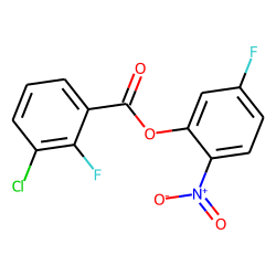 3-Chloro-2-fluorobenzoic acid, 2-nitro-5-fluorophenyl ester