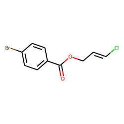 4-Bromobenzoic acid, 3-chloroprop-2-enyl ester