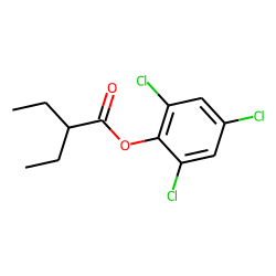 2-Ethylbutyric acid, 2,4,6-trichlorophenyl ester