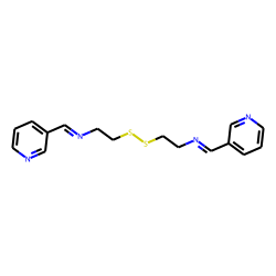 Ethylamine], 2,2'-dithiobis[n-3-picolinylidine-