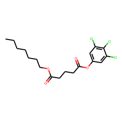 Glutaric acid, heptyl 3,4,5-trichlorophenyl ester