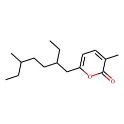 5-(2-ethyl,5-methylheptanyl)-3-methyl-2H-pyran-2-one
