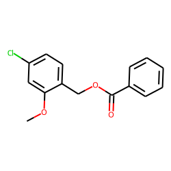 Benzoic acid, (4-chloro-2-methoxyphenyl)methyl ester