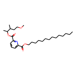 2,6-Pyridinedicarboxylic acid, 5-methoxy-3-methylpent-2-yl tetradecyl ester