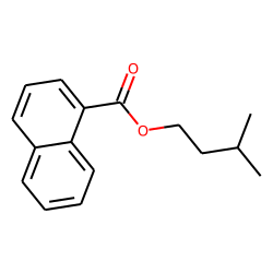 1-Naphthoic acid, 3-methylbutyl ester