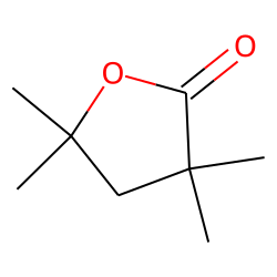 Valeric acid, 4-hydroxy-2,2,4-trimethyl, gamma-lactone