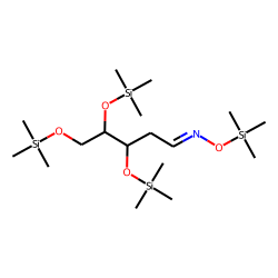 2-Deoxy-D-ribose, tris(trimethylsilyl) ether, trimethylsilyloxime (isomer 1)
