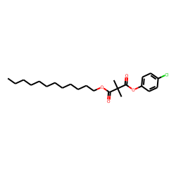 Dimethylmalonic acid, 4-chlorophenyl dodecyl ester