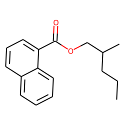 1-Naphthoic acid, 2-methylpentyl ester