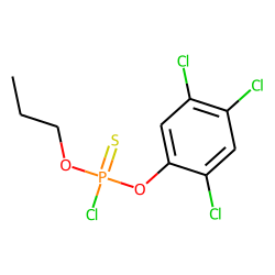 O-n-propyl-o-(2,4,5-trichlorophenyl) chlorothiophosphate