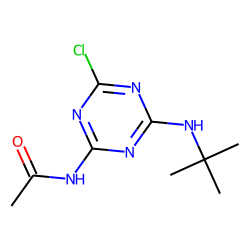 N-tert-Butyl-N'-acetyl-6-chloro-1,3,5-triazine-2,4-diamine