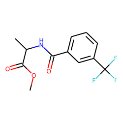 l-Alanine, N-(3-trifluoromethylbenzoyl)-, methyl ester