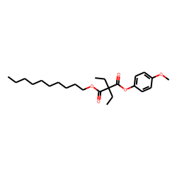 Diethylmalonic acid, decyl 4-methoxyphenyl ester