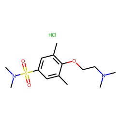 3,5-Xylenesulfonamide, n,n-dimethyl-4-(2-(dimethylamino )ethoxy)-, hydrochloride