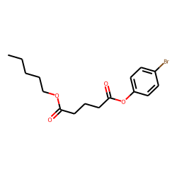 Glutaric acid, 4-bromophenyl pentyl ester