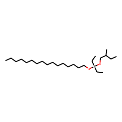 Silane, diethylhexadecyloxy(2-methylbutoxy)-