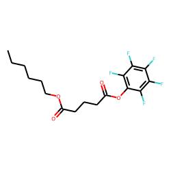 Glutaric acid, hexyl pentafluorophenyl ester