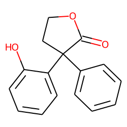 Butyric acid,4-hydroxy-2-(o-hydroxyphenyl)-2-phenyl-,gamma-lactone