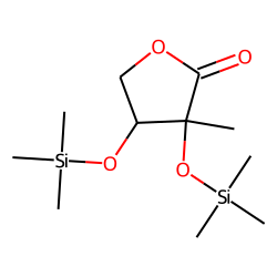 2-C-Methylerythronic acid, 1,4-lactone, TMS