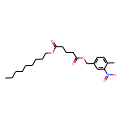 Glutaric acid, 4-methyl-3-nitrobenzyl nonyl ester
