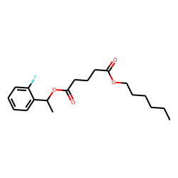 Glutaric acid, 1-(2-fluorophenyl)ethyl hexyl ester