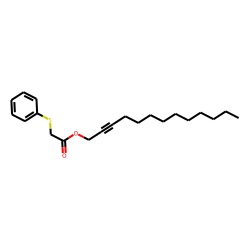 (Phenylthio)acetic acid, tridec-2-ynyl ester