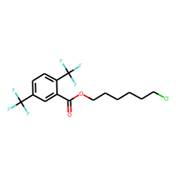 2,5-Di(trifluoromethyl)benzoic acid, 6-chlorohexyl ester
