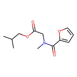 Sarcosine, N-(2-furoyl)-, isobutyl ester