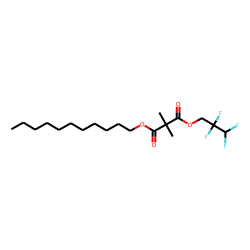 Dimethylmalonic acid, 2,2,3,3-tetrafluoropropyl undecyl ester