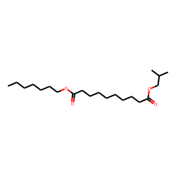 Sebacic acid, heptyl isobutyl ester
