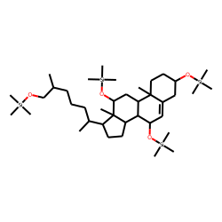 5-Cholesten-3-«beta»,7-«alpha»,12-«alpha»,26-tetrol, TMS