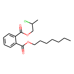 Phthalic acid, 2-chloropropyl heptyl ester