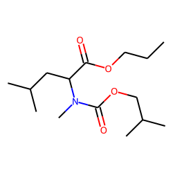 l-Leucine, N-isobutoxycarbonyl-N-methyl-, propyl ester