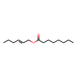 Octanoic acid, 2-hexenyl ester, (E)-