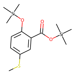 5-(Methylthio)-Salicylic acid, O,O'-di(trimethylsilyl)-