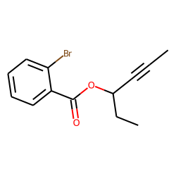 2-Bromobenzoic acid, hex-4-yn-3-yl ester