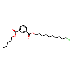 Isophthalic acid, 10-chlorodecyl pentyl ester