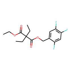 Diethylmalonic acid, ethyl 2,4,5-trifluorobenzyl ester