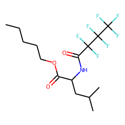 l-Leucine, n-heptafluorobutyryl-, pentyl ester
