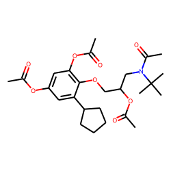 Penbutolol dihydroxy, acetylated