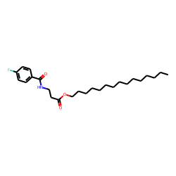 «beta»-Alanine, N-(4-fluorobenzoyl)-, pentadecyl ester