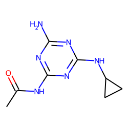 N2-Cyclopropyl-1,3,5-triazine-2,4,6-triamine N6-acetyl