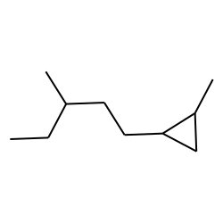 Cyclopropane, 1-methyl-2-(3-methylpentyl)-