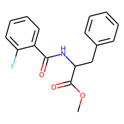 l-Phenylalanine, N-(2-fluorobenzoyl)-, methyl ester