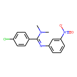 N,N-Dimethyl-N'-(3-nitrophenyl)-p-chlorobenzamidine
