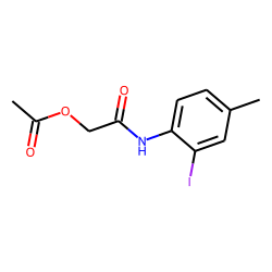 Acetamide, N-(2-iodo-4-methylphenyl)-2-acetoxy-